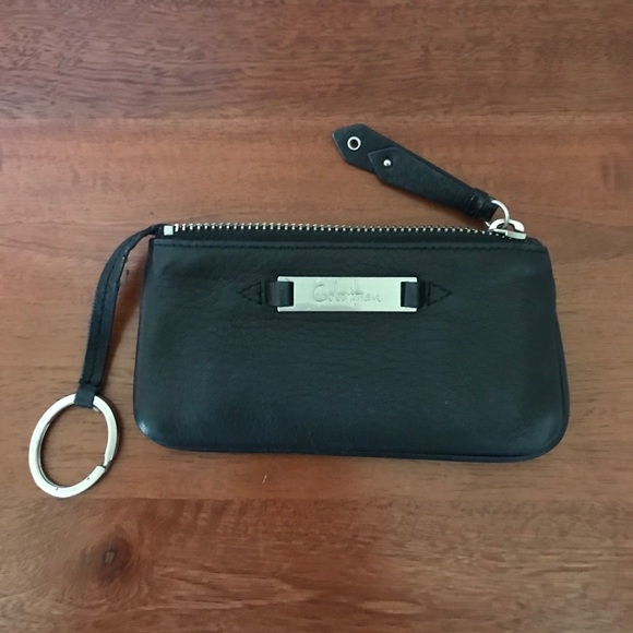 Cole Haan Wristlet Change Purse Key Card Holder - Picture 2 of 11